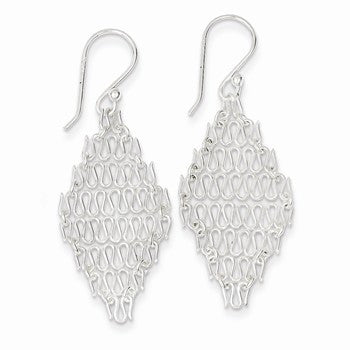 Sterling Silver Chain Link Dangle Earrings