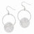 Sterling Silver Textured Dangle Earrings