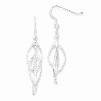 Sterling Silver Shepherd Hook Earrings