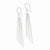 Sterling Silver Five Chains Bars Earrings