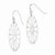 Sterling Silver Polished Dangle Earrings