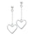 Sterling Silver Heart Earrings