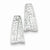 Sterling Silver Stellux Crystal Post Earrings