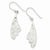 Sterling Silver Stellux Crystal Fancy Dangle Earrings