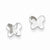 Sterling Silver Butterfly Post Earrings