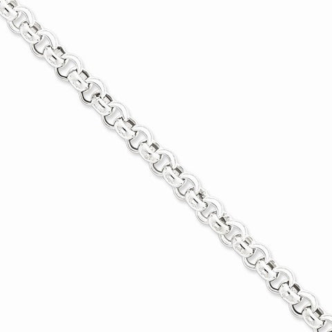 Sterling Silver Rolo Chain Bracelet