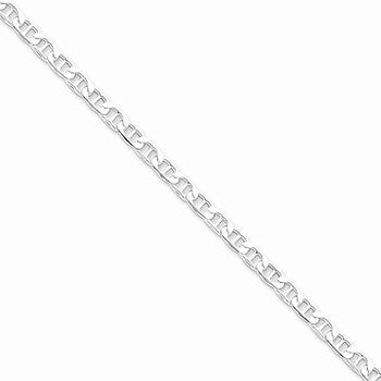 Sterling Silver Hollow Anchor Chain