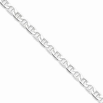 Sterling Silver Hollow Anchor Chain