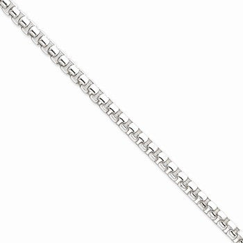 Sterling Silver Round Box Chain