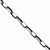 Sterling Silver Antiqued Oval Link Necklace