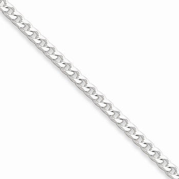 Sterling Silver Polished Curb Chain