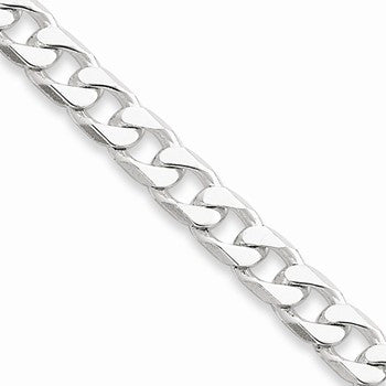 Sterling Silver Polished Curb Chain