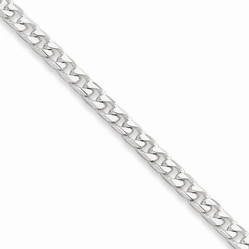 Sterling Silver Polished Curb Chain