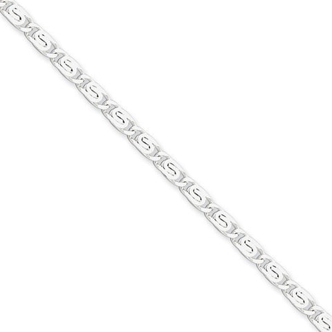 Sterling Silver Fancy Chain Bracelet