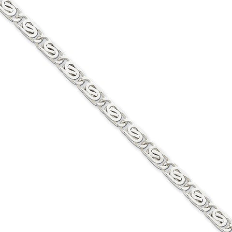 Sterling Silver Fancy Chain Bracelet