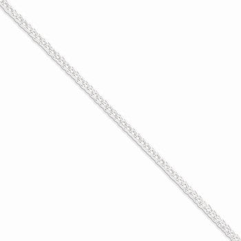 Sterling Silver Square Spiga Chain