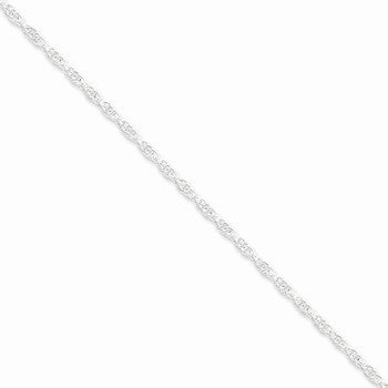 Sterling Silver Loose Rope Chain