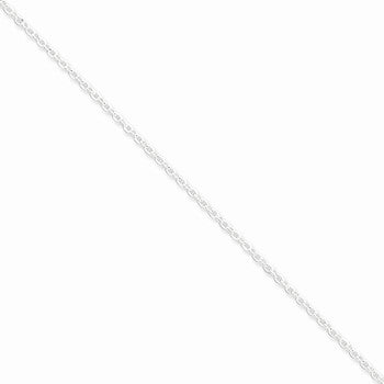 Sterling Silver Long Link Rolo Chain