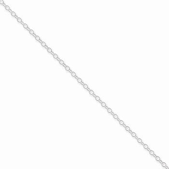 Sterling Silver Oval Cable Chain