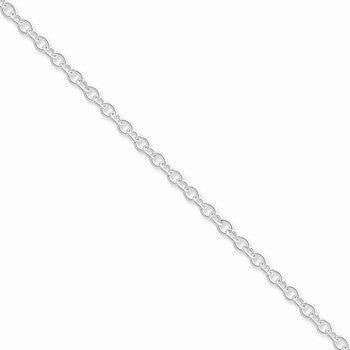 Sterling Silver Oval Cable Chain