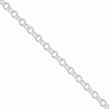 Sterling Silver Oval Cable Chain