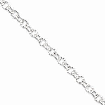 Sterling Silver Oval Cable Chain