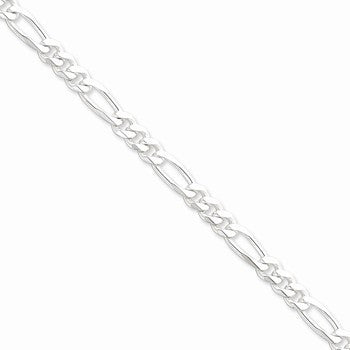 Sterling Silver Figaro Chain