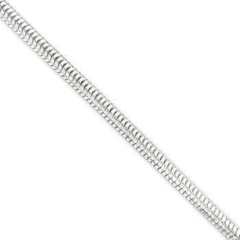 Sterling Silver Diamond-Cut Snake Chain