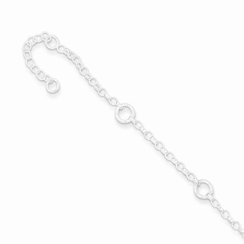 Sterling Silver Fancy Childs Bracelet