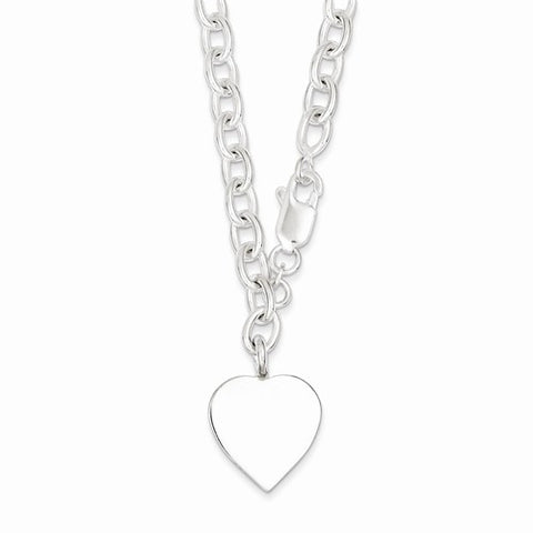 Sterling Silver Heart Charm