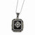 Sterling Silver Marcasite and Onyx Locket