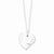 Sterling Silver Double Heart Necklace