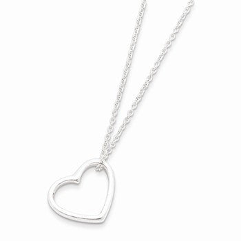 Sterling Silver Heart Necklace