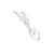 Sterling Silver Oval Toggle Necklace