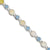 Sterling Silver Yellow & Blue Mother Of Pearl Bracelet