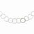 Sterling Silver Circle Link Necklace