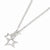 Sterling Silver Fancy Stars Necklace