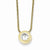 Sterling Silver & Vermeil CZ Pendant On Chain