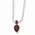 Sterling Silver & Garnet Necklace