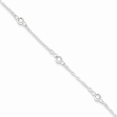 Sterling Silver Polished with Childrens Bracelet