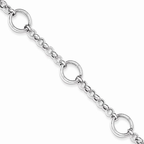 Sterling Silver Fancy Bracelet