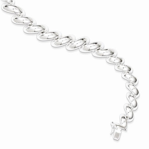 Sterling Silver San Marco Graduated Bracelet