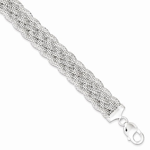 Sterling Silver Braided Bracelet