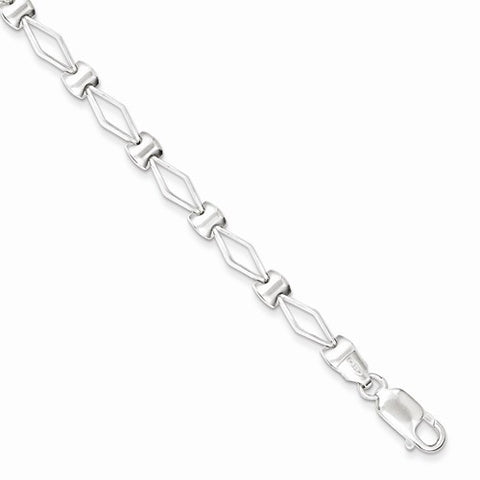 Sterling Silver Polished Fancy Bracelet