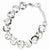 Sterling Silver Rhodium Plated Polished Fancy Bracelet