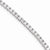 Sterling Silver Rhodium Plated Cz Bracelet