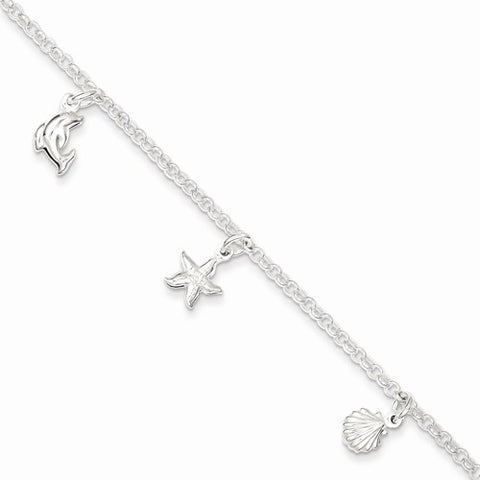 Sterling Silver Seashore Bracelet