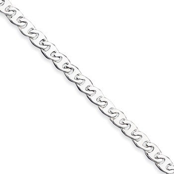 Sterling Silver Fancy Anchor Chain Link Chain