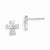 Sterling Silver Cross Post Earrings