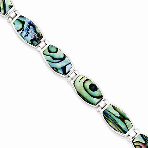 Sterling Silver Abalone Bracelet